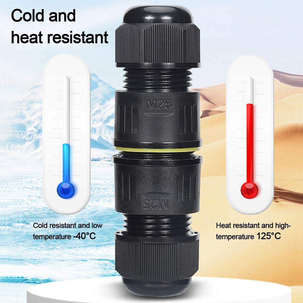 Водонепроницаемый быстрый проводной соединитель IP68 Прямая электрическая клеммная колодка Кабельный соединитель Уличный