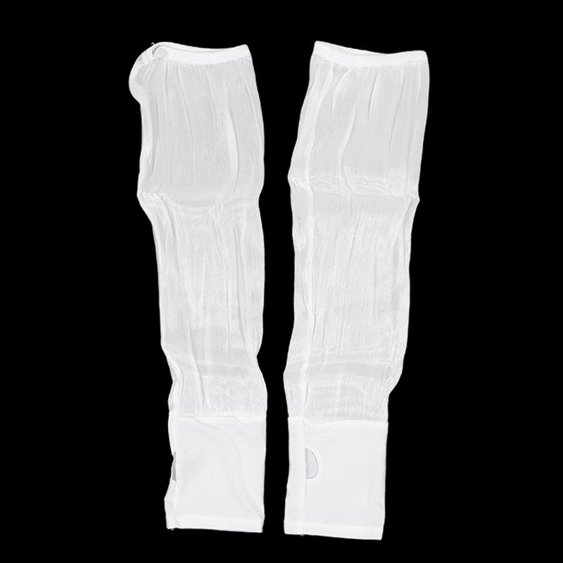 Летние Новые Рукава из Ледяного Шелка Свободные Солнцезащитные Рукава для Вождения Длинные Защита от УФ-лучей Нарукавники Перчатки для Рук Супер Мягкие Дышащие