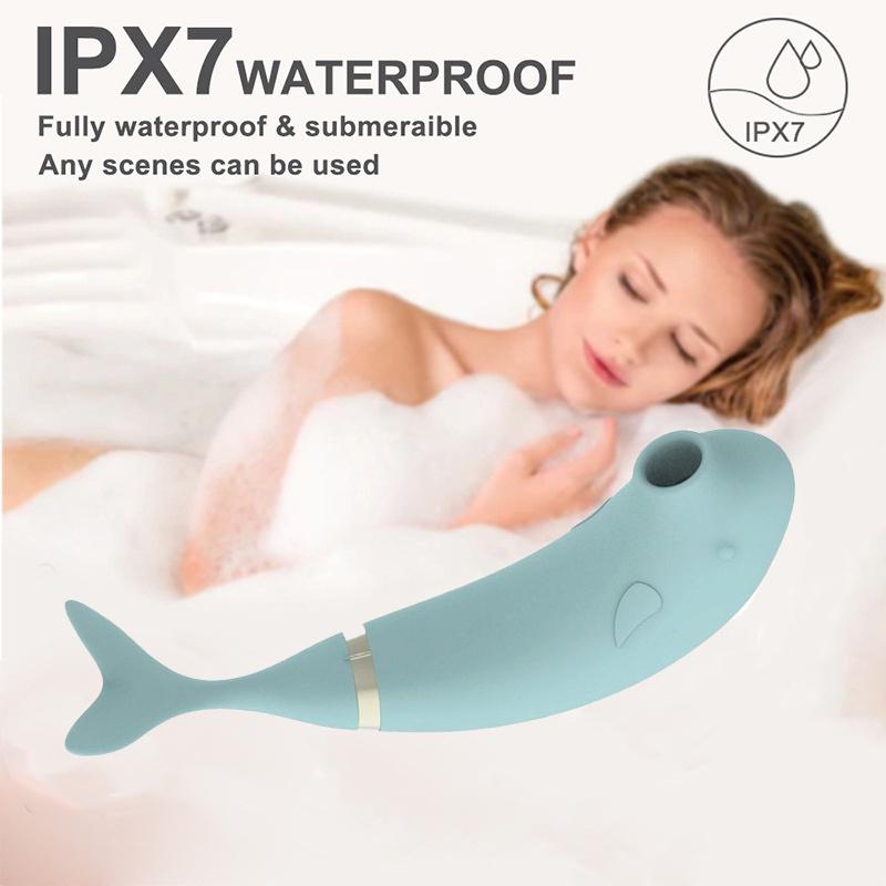 Сосущий вибратор в стиле дельфина для женщин, присоска для сосков и клитора, массажер, секс-игрушки, магазин для взрослых