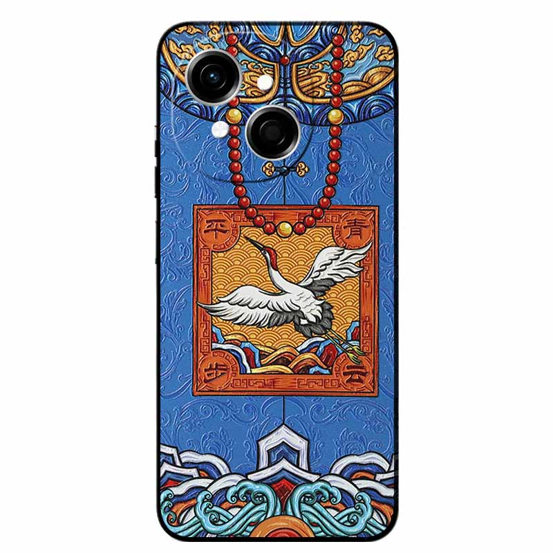 3D Cartoon Emboss Case For Tecno Spark Go 1S Relief Embossed Retro Silicone Back Covers For Spark Go 1S Black Funda Anime Bumper