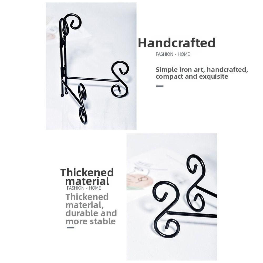 Iron Plate Stands Solid Photo Pedestal Durable Display Stand  Home Decoration