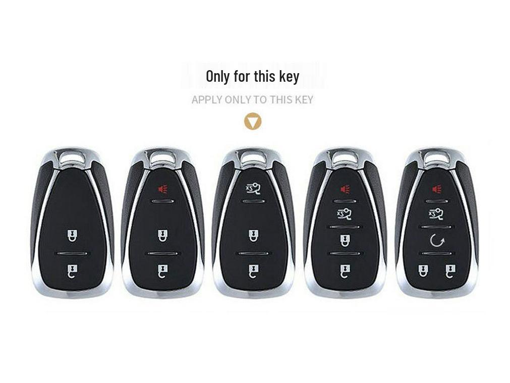 Чехол для ключа Chevrolet для Cruze, Malibu XL, Trax, Equinox - ТПУ оболочка и пряжка для смарт-моделей