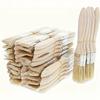 10Pcs Wooden Handle Pig Mane Brushes Thickened Wall Paint Brush  Furniture Painting