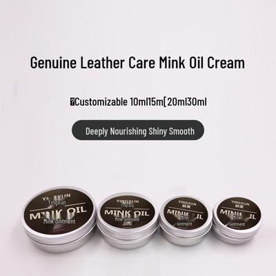 Крем для ухода за изделиями из натуральной кожи высокого класса с норковым маслом для курток и женских сумок - Увлажняющий уход