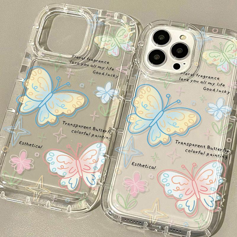 Чехол для телефона с подушкой безопасности для iPhone 11 13 16 Pro Max iPhone 14 15 12 13 Pro Max 16 Plus 7 8 Plus Samsung S24 FE A55 A05S A54 A06 S22 A15 S23 A12 A22 A52S A34