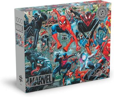 Buffalo Games - Silver Select - Marvel - Spider-Verse - Пазл из 1000 деталей для взрослых - Сложный пазл, идеально подходящий для игрового вечера - Размер в собранном виде