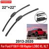 2 дворника 22"+22" передние дворники сменные для Ford F150 F-150 Raptor LOBO XL XLT 2013-2020 щетки стеклоочистителя оригинальное оборудование щетка стеклоочистителя