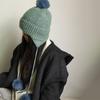 Women'S Knitted Hat Autumn And Winter  Warm Earmuffs Korean Style Hat