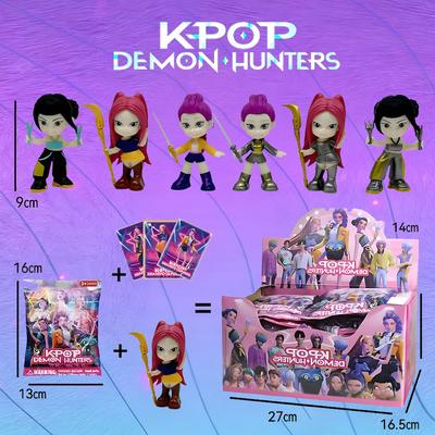 Аниме Мини-фигурки Охотники на демонов в Слепой Коробке K-pop Милые ПВХ Фигурки в Коробке-сюрпризе Коллекционная Модель Куклы Декоративный Предмет