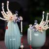 Tassel Hanfu Hair Stick Pearl Hanfu Headwear Antique Chinese Style Hairpin  Hairstyle Design Tool