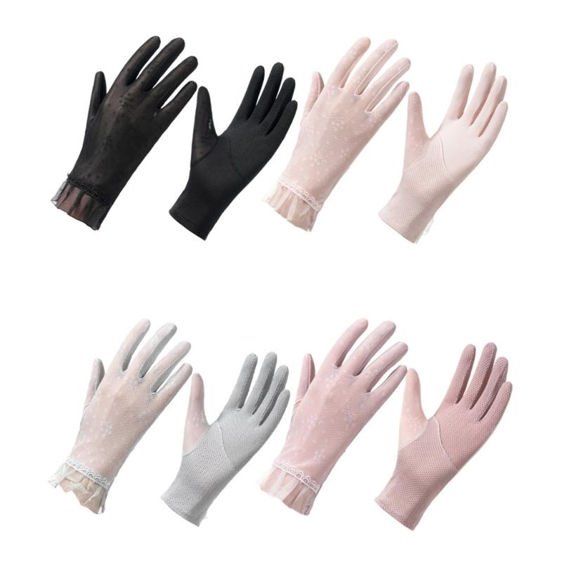 1pair Light weight Outdoor Gloves Touchscreens Functionality Antiskid Gloves for Driving and Cycling