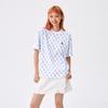 MLB MONOGRAM SS25 T Shirt Unisex Dark Blue 3ATSM0253-07BLD