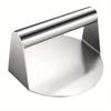 Kitchen Tools Health and Safety 304 Stainless Squid Pressure Plate Steel Hamburger Meat Press Round Square Hamburger Meat Press Meat Pressing Plate