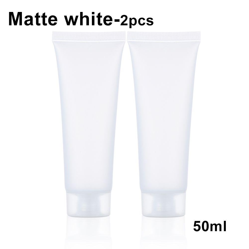 2PCS Makeup Tool Squeeze Containers Travel Size Lotion Packing Shampoo Holder Cream Tube Refillable Bottle