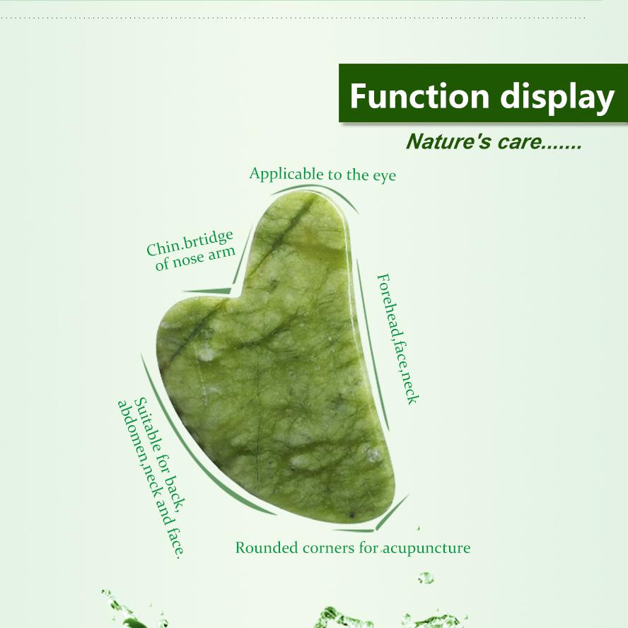 Скребковый массаж Уход за кожей лица Jade Relax Лицо ноги для похудения тонкий скребок V-образная линия