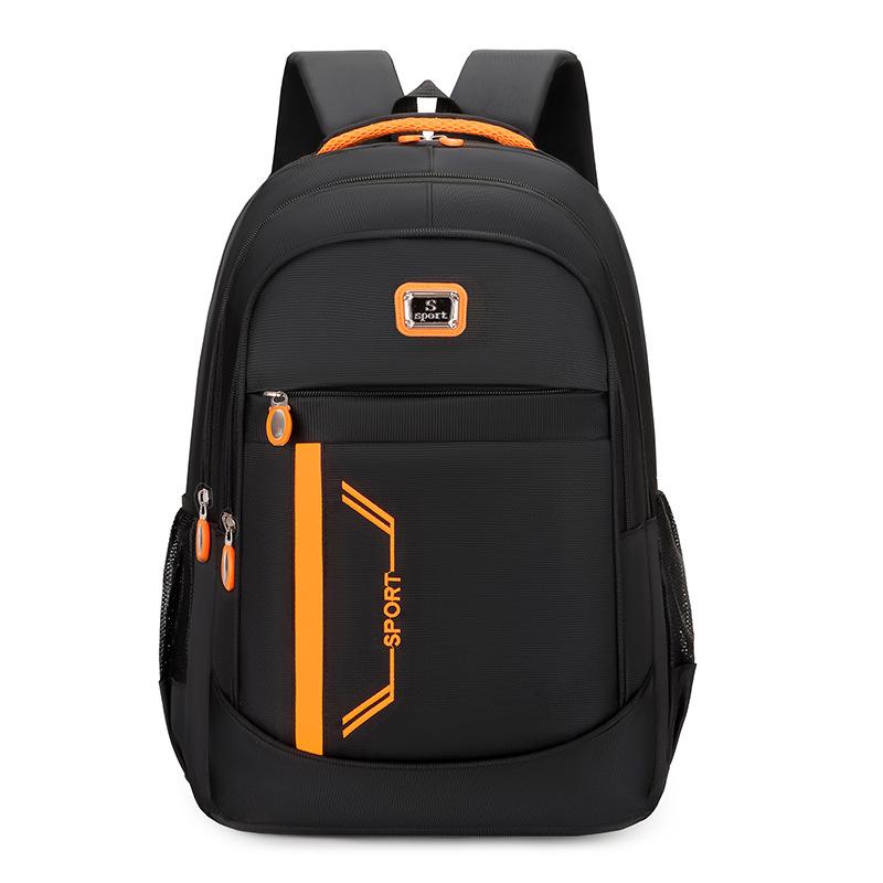 Новый унисекс однотонный водонепроницаемый и дышащий деловой модный повседневный универсальный рюкзак для повседневного использования