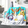 Winter Wonderland Winnie Blanket Soft Throw Blanket For Home Bedroom Bed Sofa Travel Office Solid Christmas Blanket