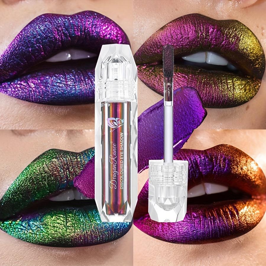 9-цветный металлический блеск для губ с эффектом хамелеона Lip Glzae High Shine Стойкая губная помада коралловых тонов для сценического и хеллоуинского макияжа