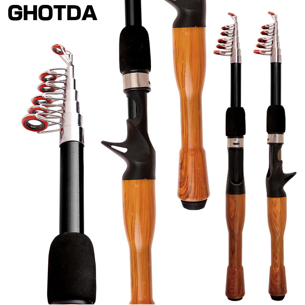 Приманка удочка 1,3 м 1,6 м 1,8 м карбоновая спиннинговая удочка для литья на приманку мини короткая легкая дорожная приманка