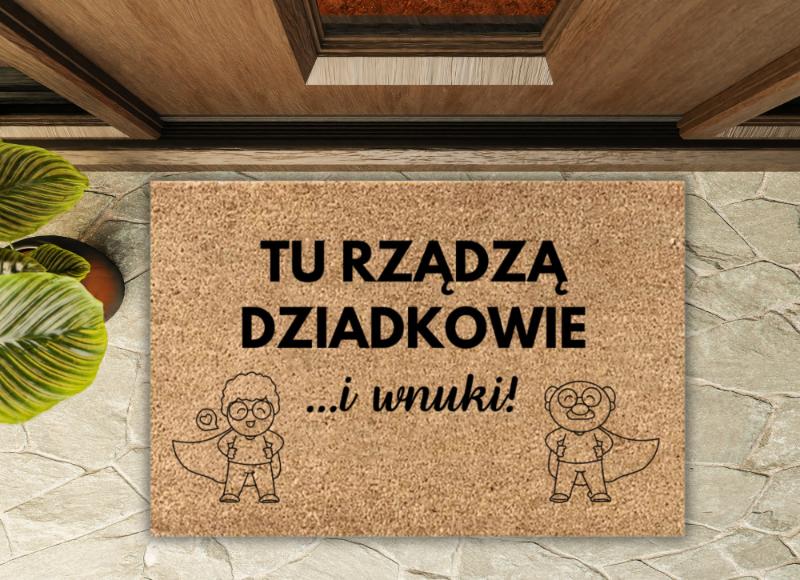WYCIERACZKA POD DRZWI Do Butów Wejściowa Prezent na Dzień dla Babci Dziadka [WYCIERACZKA2]
