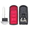 2/3/4 Buton Remote Car Key Shell Case Housing Cover Red Hold for Mazda 3 6 CX-3 CX-5 Axela Atenza with Emergency Key Uncut Blade