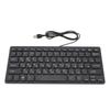 78 клавиш Языковая клавиатура Plug and Play Тонкий профиль USB Проводная клавиатура Русский/Арабский Ультратонкая клавиатура Компьютер Настольный ПК