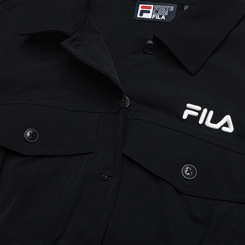 Fila Оригинальное простое платье с коротким рукавом, не нагревающееся на солнце, женские платья F51W639304FBK