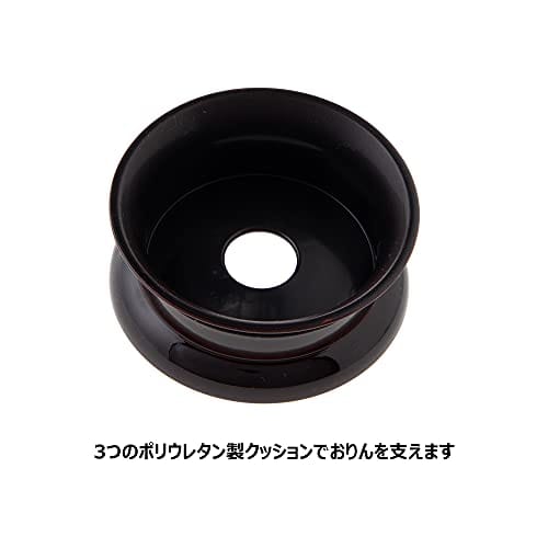 Sunmany Mini Orin Set: Authentic and Easy-to-Use 2.5-inch Rin (7.5cm Diameter x 10cm Height). Made in Japan. Perfect for Buddhist Altars, Buddhist Alt