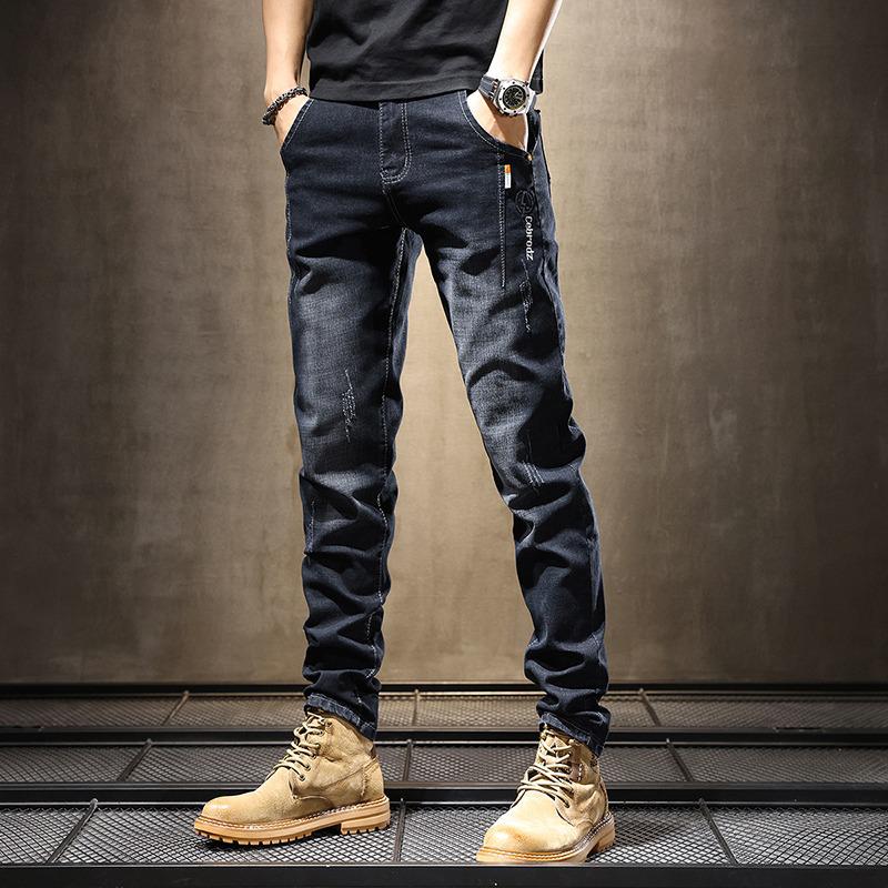 Мужские зимние джинсы Velvet Stretch Straight-Leg 2023 года
