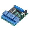 Плата разработки 4-канальное реле задержки времени светодиодный цифровой дисплей DC 12 В для микроконтроллера SCM