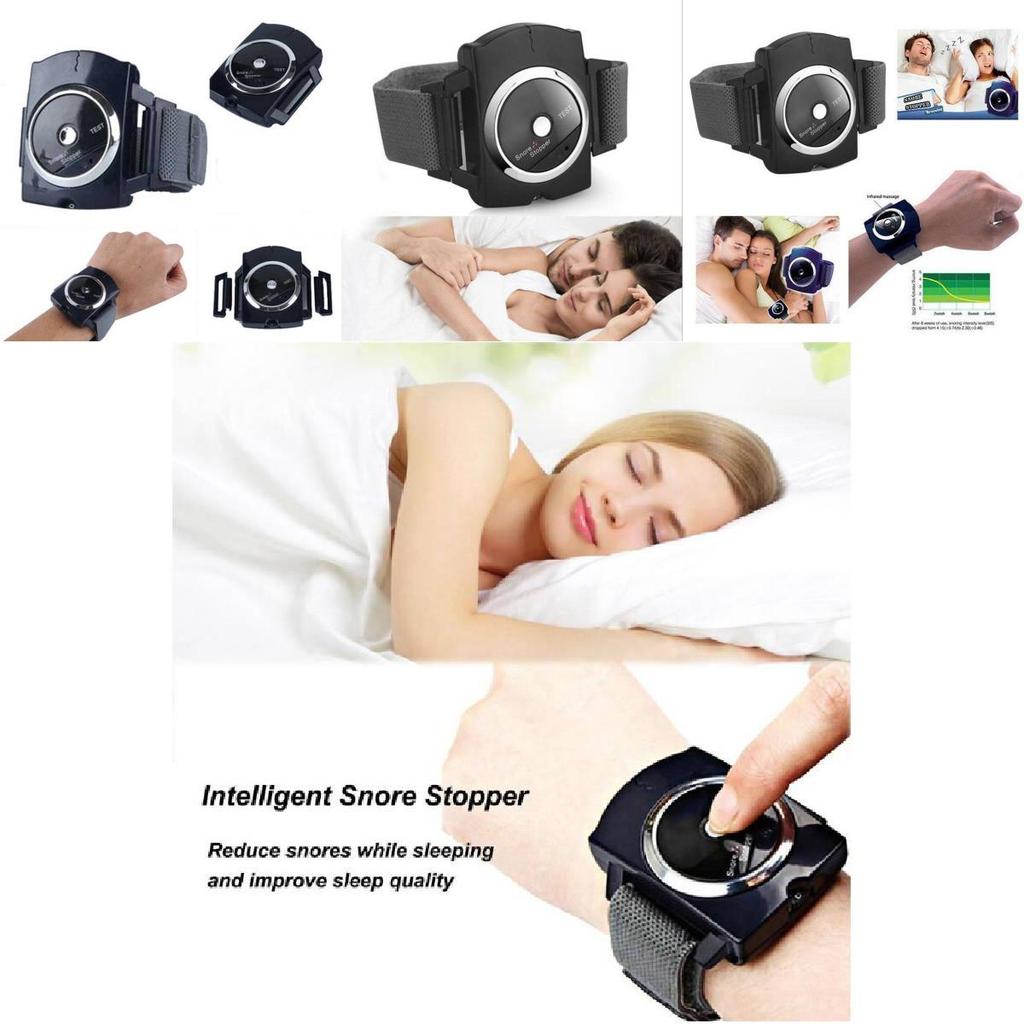 Sleep Aid Snoring Stopper Wristband Electronic Infrared Anti Snoring Device For Better Rest
