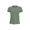 Футболка для бега с коротким рукавом серии Iso-Chill, однотонная, женская, зеленая 1376819-504