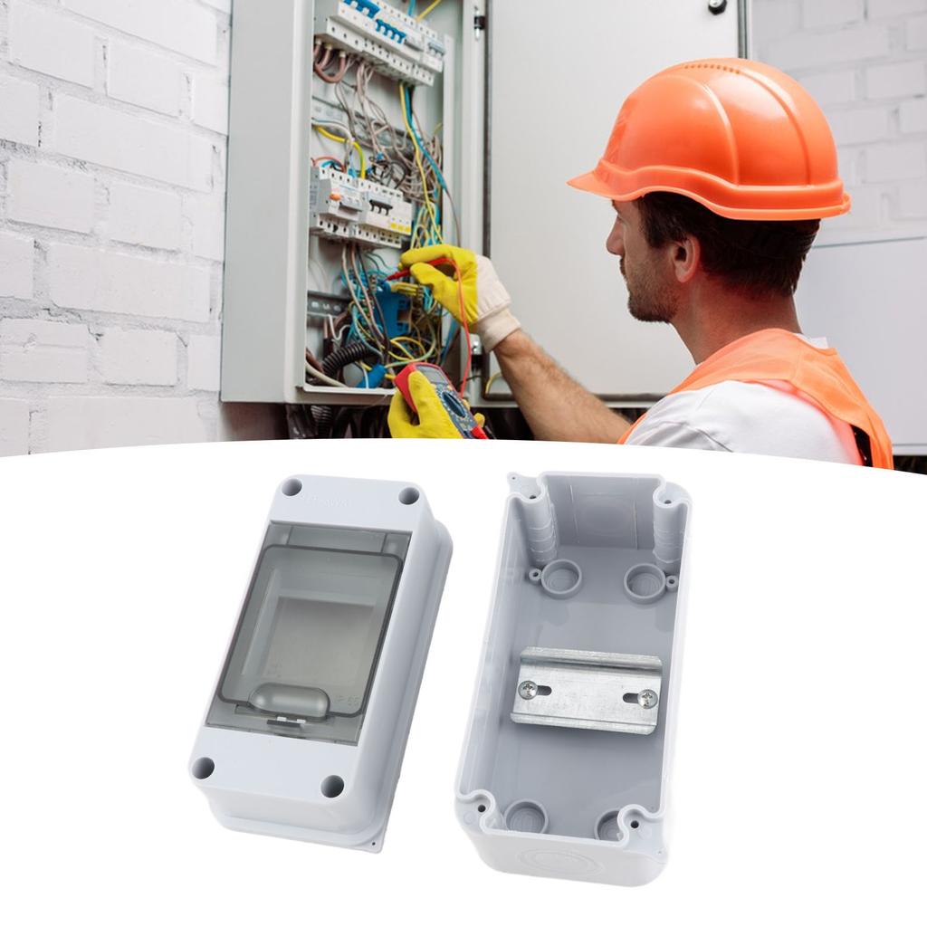 Распределительная защитная коробка Водонепроницаемая Ветрозащитная Коробка с автоматическими выключателями с прозрачной крышкой для строительной техники