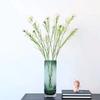 3 Forks/Bouquet Long Branch Artificial Flower Starry Cornflower Blue Color Silk Cornflower Silk Material Fake Flowers