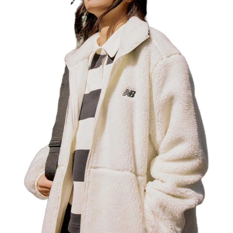 New Balance Velvet feel Coat Men's White AMJ33333-CIC