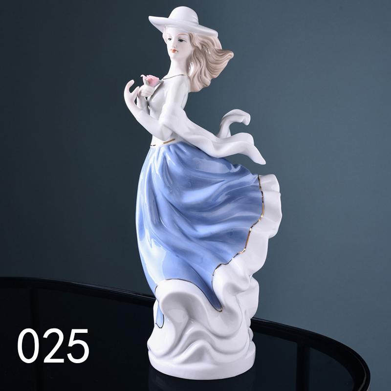 Керамические фигурки богини для девочек и леди, свадебное украшение для стола, фарфоровая статуя богини