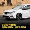 2 шт. Накладка-удлинитель боковой панели жабо стеклоочистителя для Nissan Sentra EXV 13-19