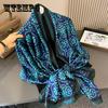 Luxury 180X90CM Sunscreen Scarf New Winter Warm Pashmina Scarves Couple Style Cashmere Shawls Women Fashion Silk Hijab for Gift