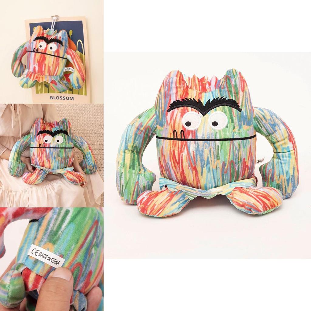 Adorable Emotion Monster Plush Toy Colorful And Cuddly Choose Your Size