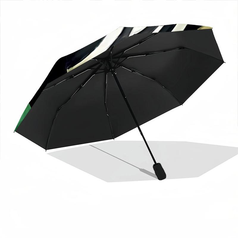 1pc Zebra Jungle Automatic Open/Close Umbrella - Compact Travel Umbrella, Gift for Birthday, Holiday yy260106077