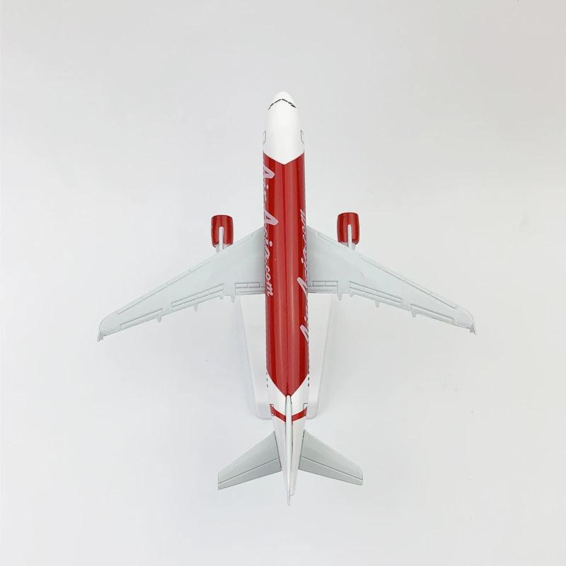 Модель самолета 1/300 для Air Asia A320 Красный Металлический Сплав Миниатюрный Самолет Статическая Коллекционная Подарок От Aviation