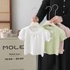 Girls' Summer New Chinese Style Short Sleeve Soft T-Shirt – Toddler Baby Breathable Top