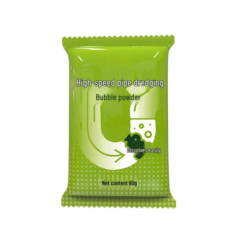 Bubble Power Pipe Unclogger: Oxygen-Infused Drain Cleaner & Deodorizer for Kitchen and Bathroom