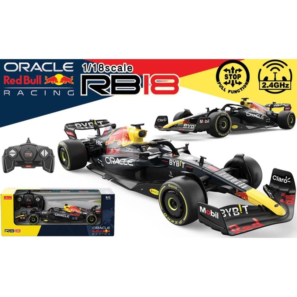 DOYUSHA Радиоуправляемая машина 1/18 Oracle Red Bull Racing RB18 2,4 ГГц Электрическая радиоуправляемая машина 14385