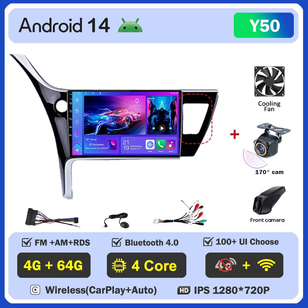 Для Toyota Corolla 11 Auris E180 2017 2018 2019 Carplay Auto Экран Беспроводной Android Auto Автомобильные Интеллектуальные Системы Автомобильный DSP