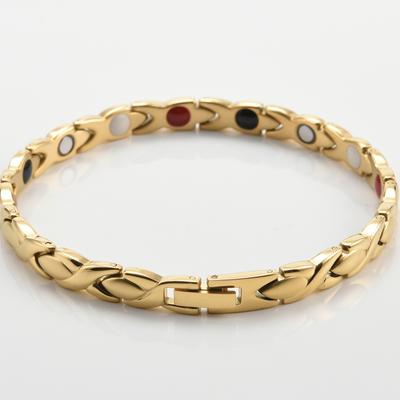 Браслет на руку из нержавеющей стали цвета розового золота для мужчин Mannen Armband для женщин 4 в 1 Магнитные браслеты Мужские ювелирные изделия Подарки