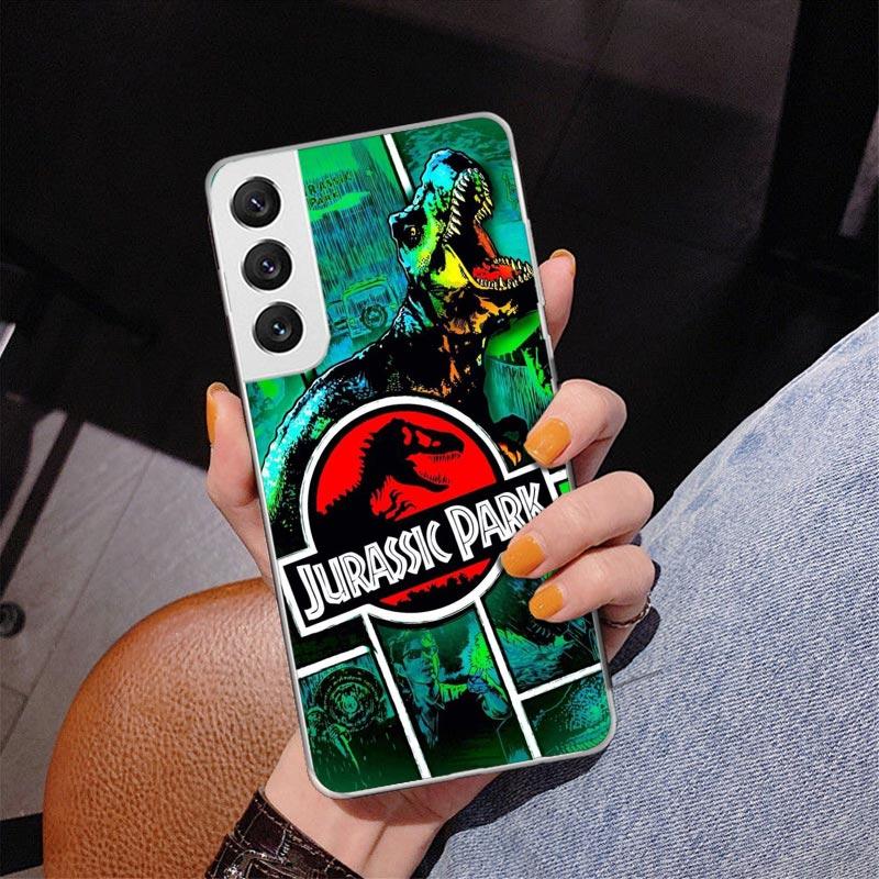 J-Jurassic Park Dinosaur World Phnoe Case for Samsung Galaxy S26 S25 Edge S23 S24 Ultra S22 Plus S21 S20 FE Unique Cover Soft Co