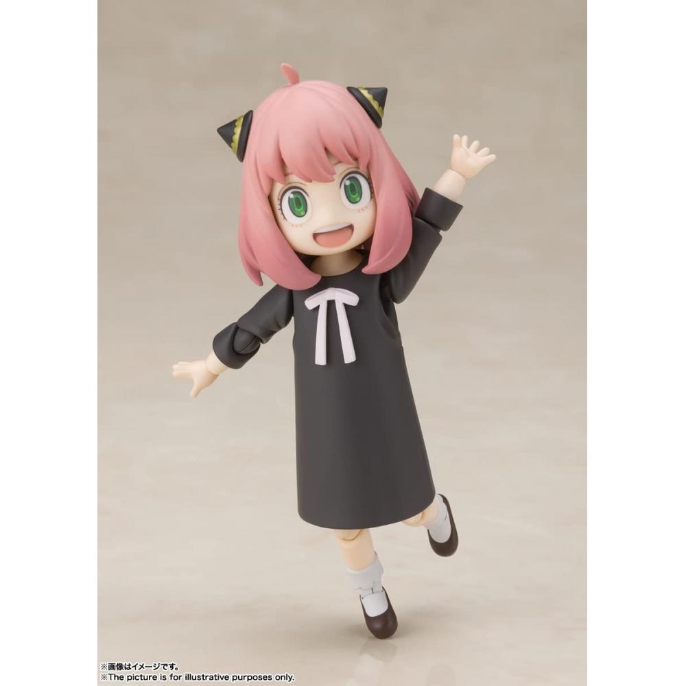 Bandai ДУХИ SHFiguarts ШПИОН×СЕМЬЯ Аня Форджер примерно. 80 мм окрашенная подвижная фигурка из АБС и ПВХ