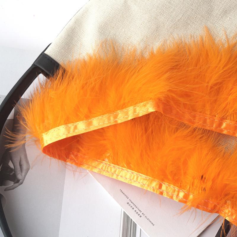 Цвет Кровеносный Сосуд Флис Перо Ткань Края Тканевая Полоска Флисовая Ткань Пояс Одежда Аксессуары Сделай Сам Автомобильный Противоскользящий Коврик Декоративный Материал