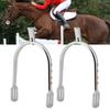 2pcs Aluminum Alloy Zinc Alloy Spurs Lightweight Women Spurs Durable Equestrian Spurs  Beginner Use